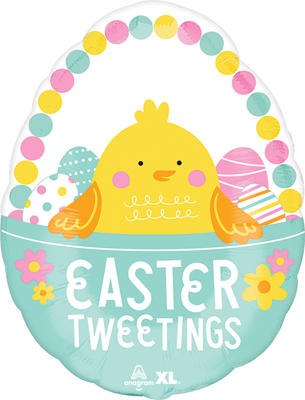 25 Inch Easter Tweetings Chick Balloon