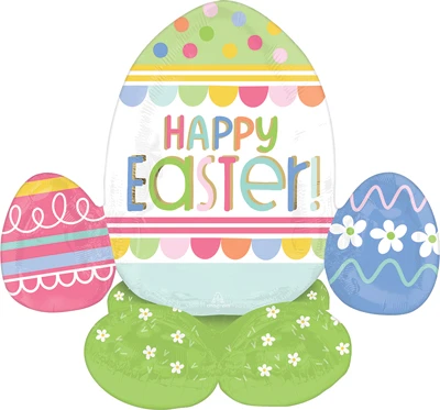 33 Inch AirLoonz® Junior Trio Egg Hunt Balloon