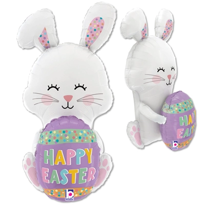 36" Easter Egg Bunny Balloon