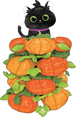 45 Inch Halloween Air-fill Pumpkin Stacker Balloon