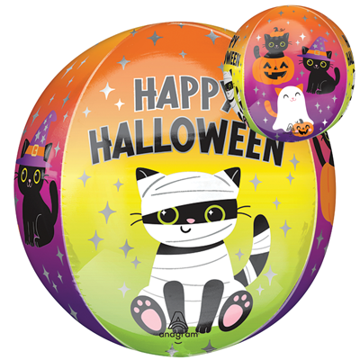 16" Orbz&trade; Halloween Purr-Fect Party Balloon