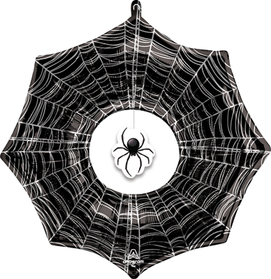 33 Inch Halloween Creepy Spider Web Balloon