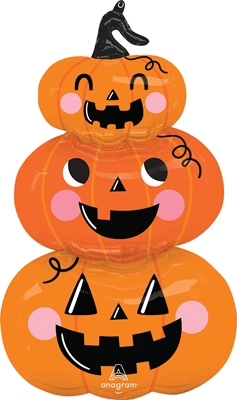 34" Halloween Stack-O-Lanterns Balloon