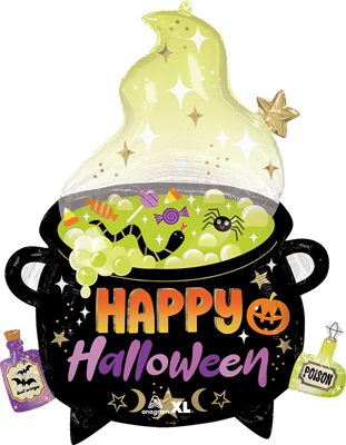 30" Shape Halloween Witch's Brew Cauldron Balloon