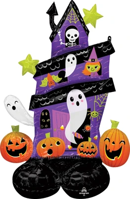 50" AirLoonz Halloween Haunted House Air Fill Balloon
