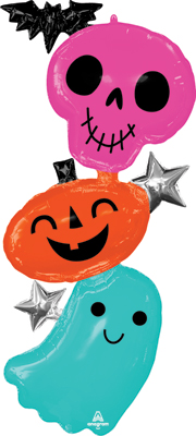 53 Inch Halloween Colorful & Creepy Multi-Balloon
