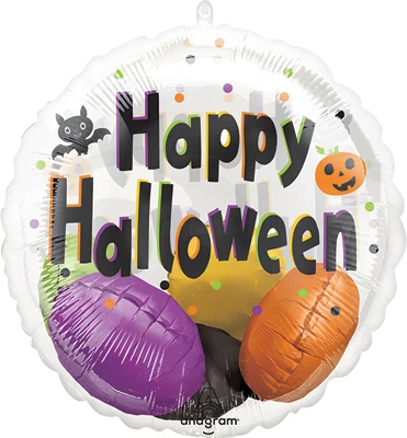 20" Halloween Monster Mingle Confetti Insiders® Balloon
