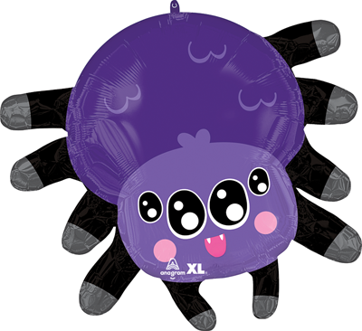 27" Shape Halloween Watchful Eyes Spider Balloon