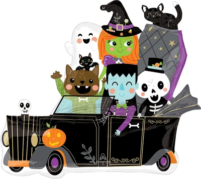 Shape Halloween Monster Mingle Balloon