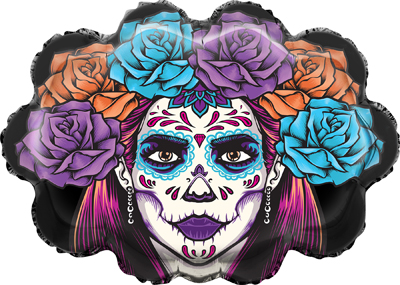 28 In Halloween Day of the Dead Catrina