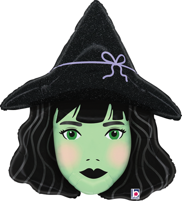33 Inch Halloween Pretty Witch Balloon
