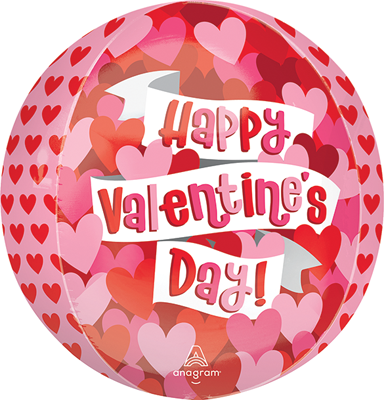 16" Orbz® Valentine Playful Hearts