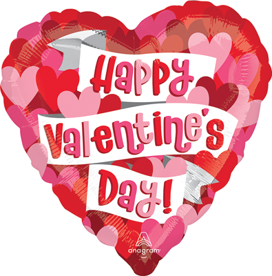 28" Helium Savers™ Jumbo Valentine Hearts