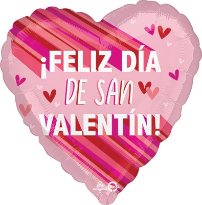 28 Inch Helium Saver Jumbo Feliz Dia de San Valentin Balloon