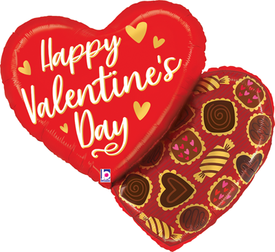 29" Valentine Sweet Chocolate Box Balloon
