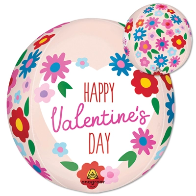 16" Orbz&reg; Valentine Color Crush Balloon