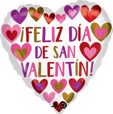 28 Inch Helium Savers Jumbo Feliz Dia San Valentin Balloon