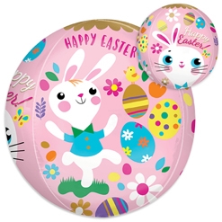 16 Inch Orbz Easter Bunny Fun Balloon