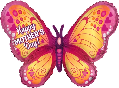 36 " Mother's Day Butterflies Balloon
