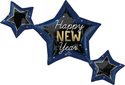 39 Inch New Year Celestial Stars Balloon