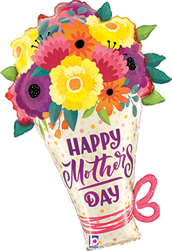 30 Inch Mother's Day Satin Bouquet Balloon