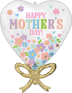 28 Inch Mother's Day Daisy Chain Bow Balloon