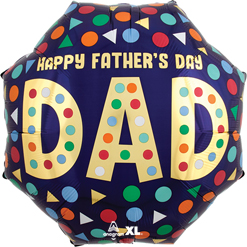 22 Inch Father's Day Octagonal Balloon