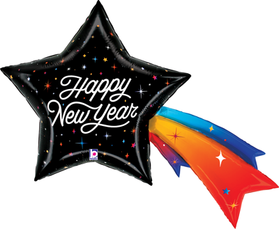 44" New Year's Shooting Star Balloon