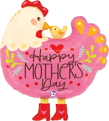 28" Mother's Day Chicken Balloon
