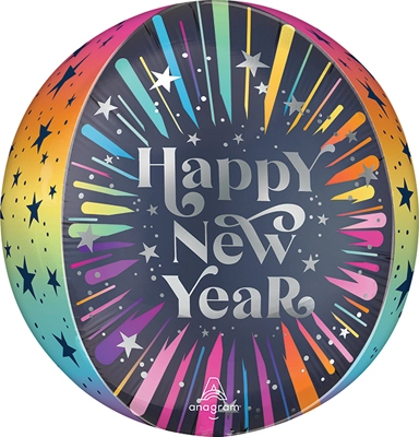 16" Orbz New Years Blast Balloon