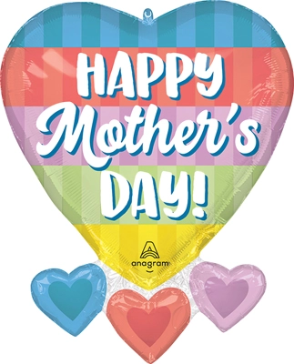 27" Mother's Day Block Bliss Balloon