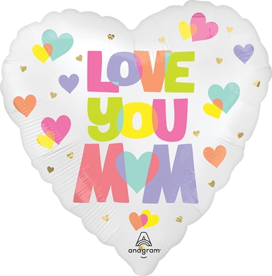 28" Helium Savers&reg; Jumbo Mother's Day Playful Brights Balloon