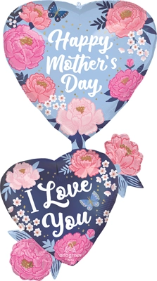 50" Mother's Day Satin Peony Garden Balloon