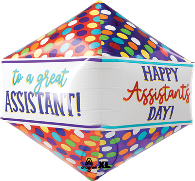 21 Inch Anglez Assistant's Day Dots Balloon