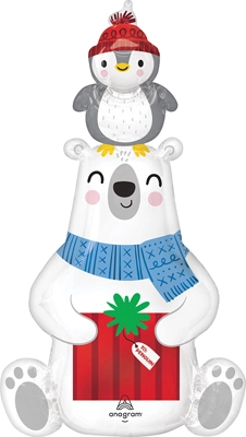 36" Frosted Friends Balloon