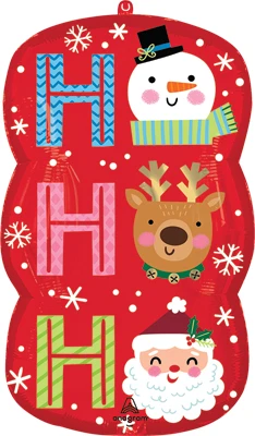 29" Christmas Ho Ho Ho Balloon