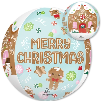 16" Orbz Christmas Baking Spirits Bright Balloon