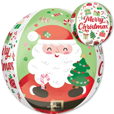 16" Orbz Christmas Jolly Old Santa Balloon