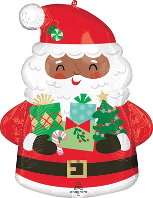 25" Shape Christmas Jolly Old Santa Claus Balloon