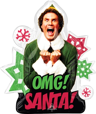 28" Shape Christmas ELF Balloon