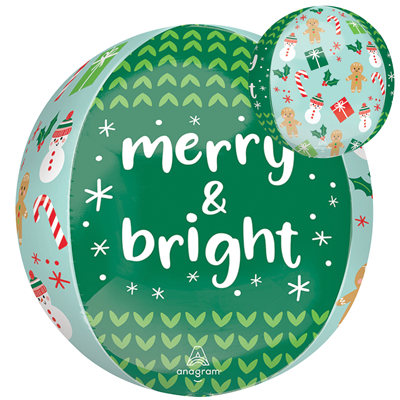 16" Orbz&reg; Christmas Cozy Cheer Balloon