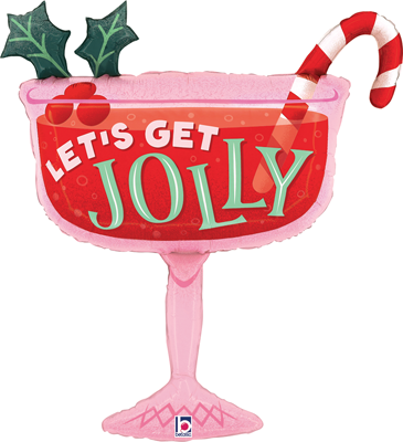 34 Inch Christmas Jolly Cocktail Balloon
