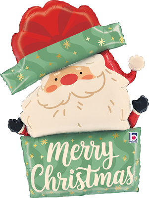 33 Inch Christmas Timeless Santa Balloon