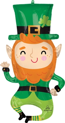 35" St. Patrick's Day Leprechaun Charm Balloon