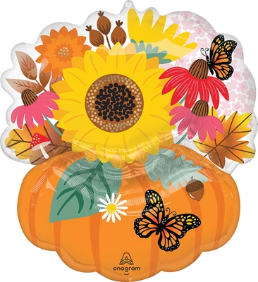25" Fall Harvest Bouquet Balloon