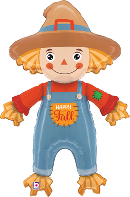 40" Fall Cute Scarecrow Balloon