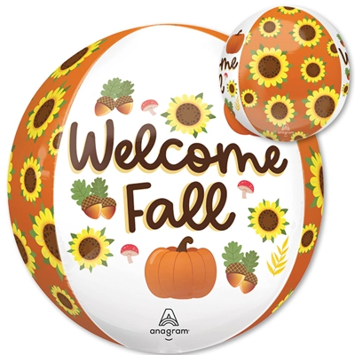 16" Orbz® Welcome Fall Balloon