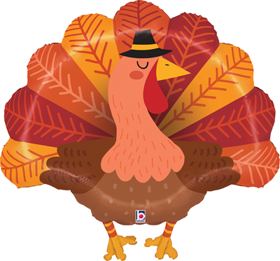 28 Inch Thanksgiving Turkey Balloon