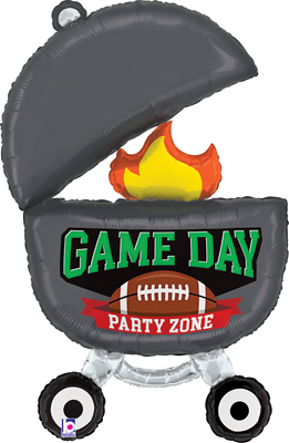 34" Football Game Day Grill Balloon