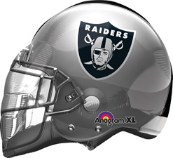 21 Inch Helmet NFL Raiders Balloon